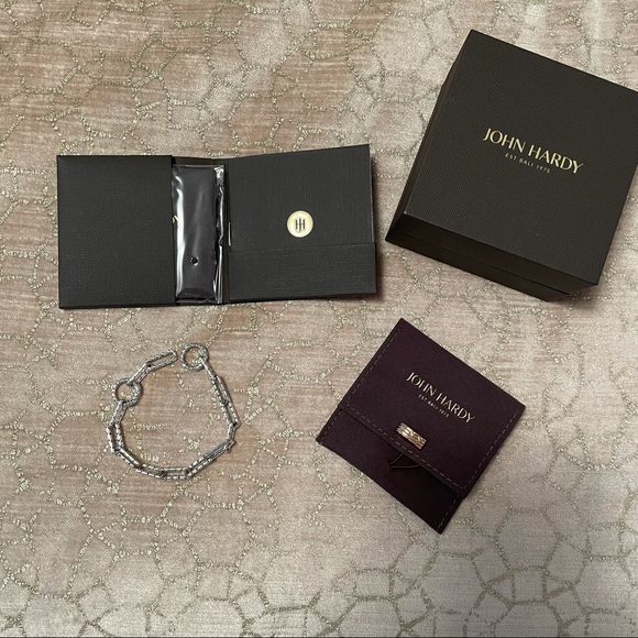 John Hardy Amulet chain bracelet 925 silver NIB - Picture 7 of 15